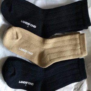 NEW Lands End socks, size S (shoe size 5-9)